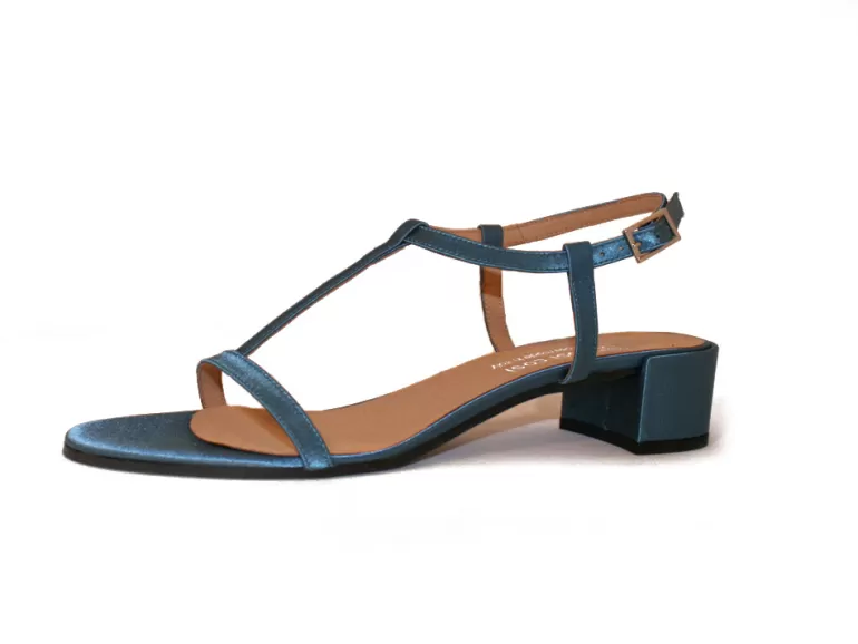 Vegan Chic #1516 Vegan Satin T-Strap Sandal By Cosi Cosi>Women Vegan Sandals | Vegan Casual