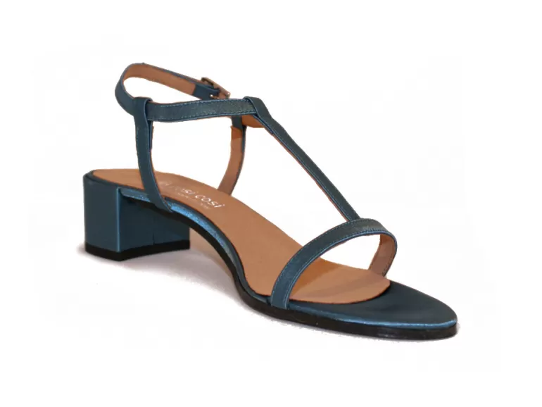 Vegan Chic #1516 Vegan Satin T-Strap Sandal By Cosi Cosi>Women Vegan Sandals | Vegan Casual