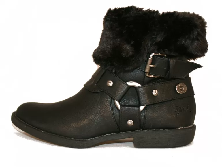 Vegan Chic Afia Faux Shearling Bootie By Blowfish>Women Vegan Boots