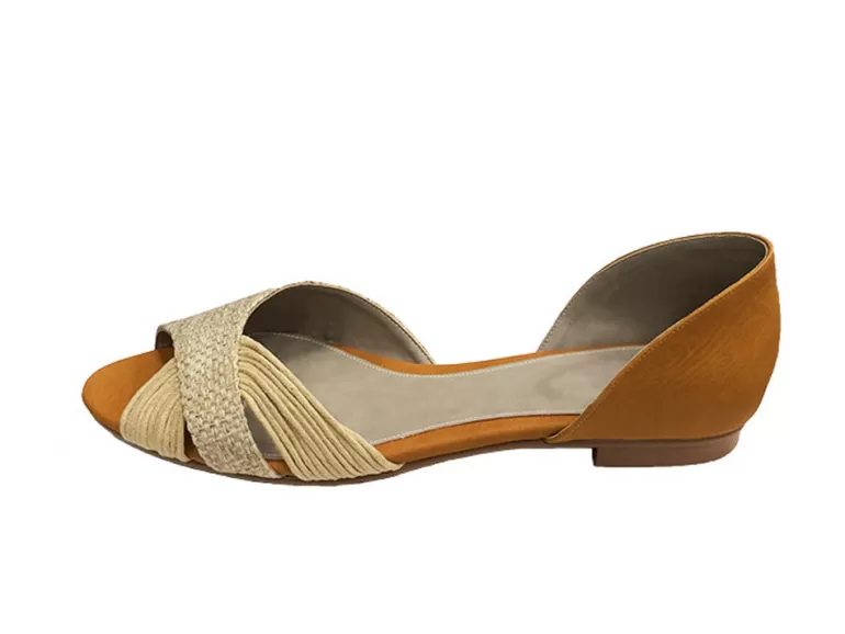 Vegan Chic Amber Flat Sandal By Roni Kantor>Women Vegan Flats | Vegan Sandals