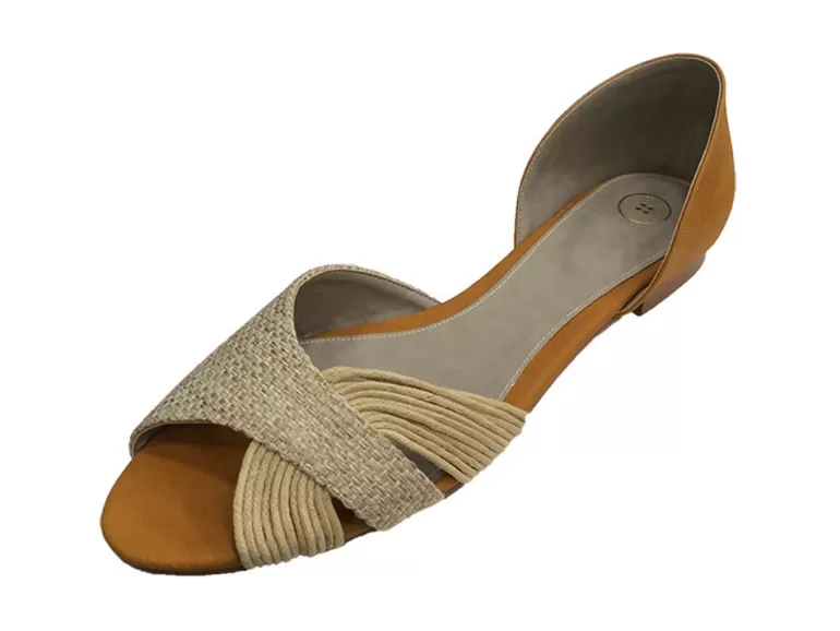 Vegan Chic Amber Flat Sandal By Roni Kantor>Women Vegan Flats | Vegan Sandals