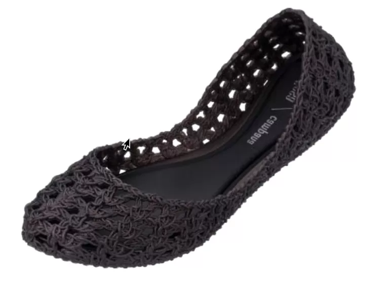 Vegan Chic Campana Crochet Flat By Melissa>Women Vegan Flats