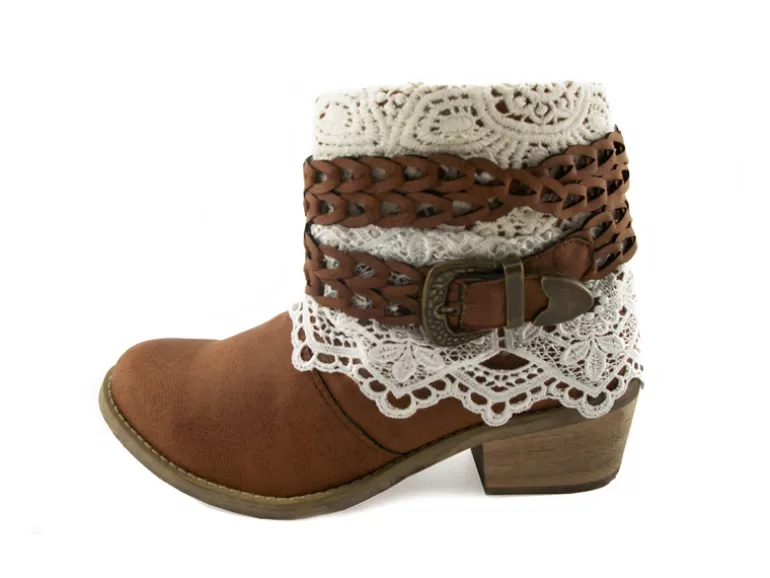 Vegan Chic Crochet Bootie- Cash By Tigerbear Republik>Women Vegan Casual | Vegan Boots