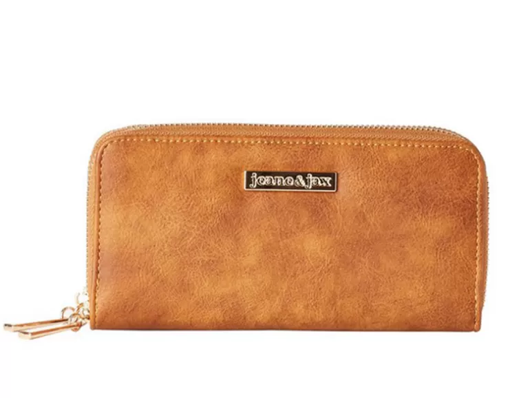 Vegan Chic Double Zip Wallet By Jeane & Jax> Wallets