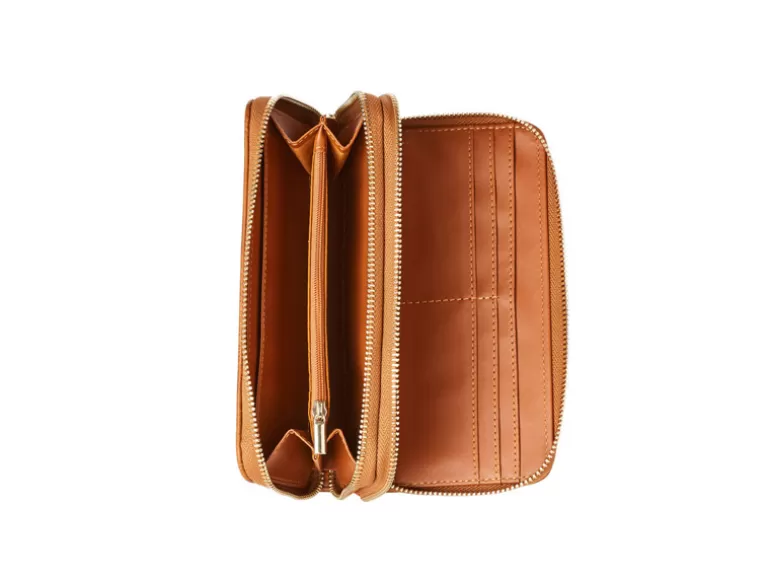 Vegan Chic Double Zip Wallet By Jeane & Jax> Wallets