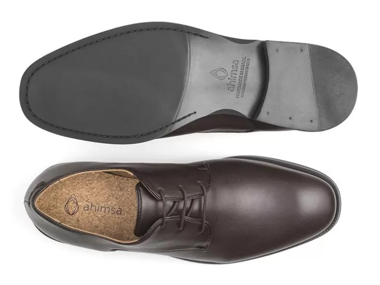 Vegan Chic Edward Derby/Vegan Leather By Ahimsa> Dress Shoes