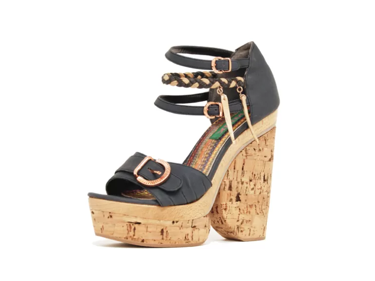 Vegan Chic Elephant Vegan Platform Sandal By Mink>Women Wedges | Vegan Sandals