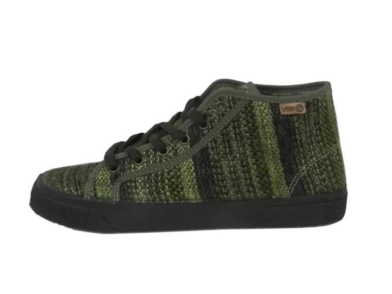 Vegan Chic Ladies Woven Sneaker By Natural World>Women Sneakers | Vegan Casual