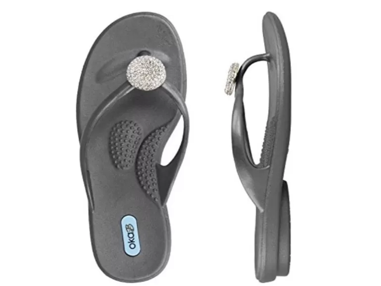 Vegan Chic Lucky Flat Sandal By Oka-B>Women Vegan Sandals | Flip-Flops