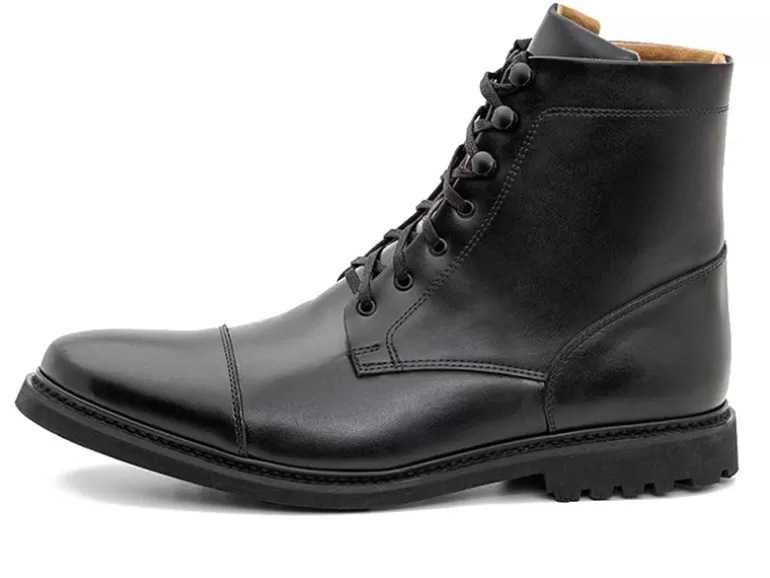 Vegan Chic Men's Work Boot-Vegan Leather By Ahimsa> Vegan Boots