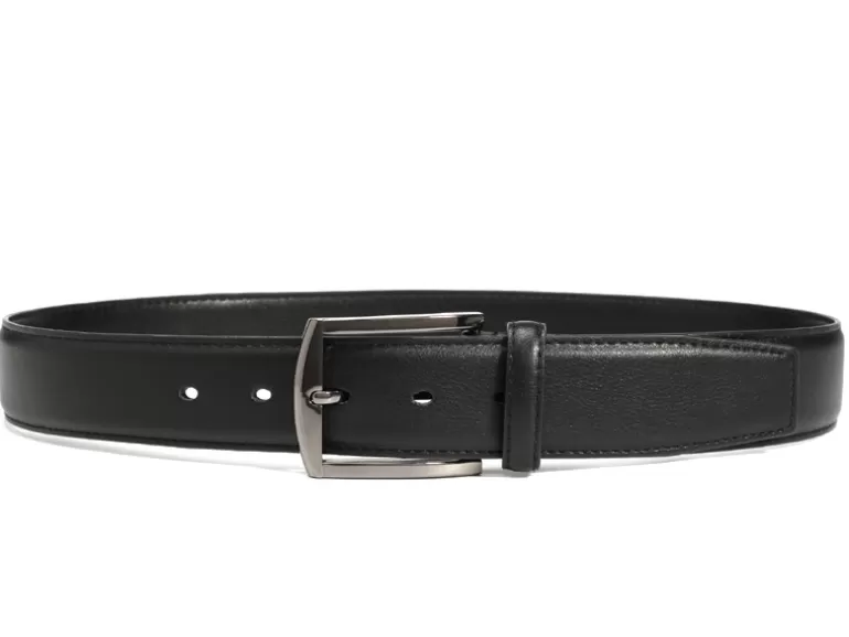 Vegan Chic Metallic Silver Buckle Casual Belt By Doshi> Vegan Belts