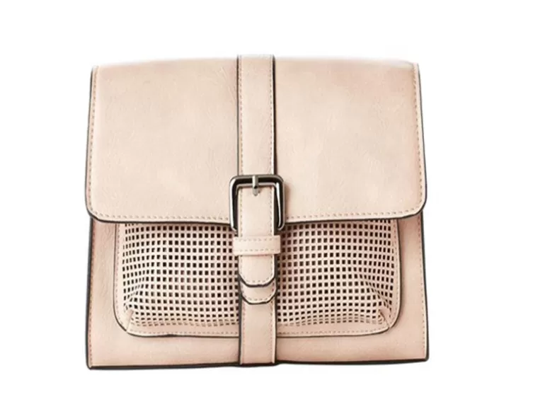 Vegan Chic Perforated Crossbody Bag By Jeane & Jax> Handbags