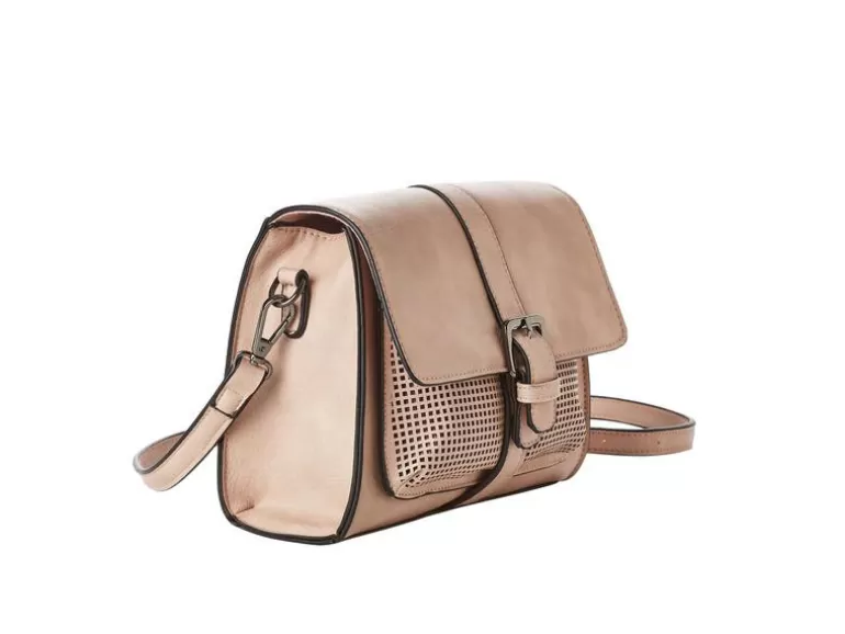 Vegan Chic Perforated Crossbody Bag By Jeane & Jax> Handbags