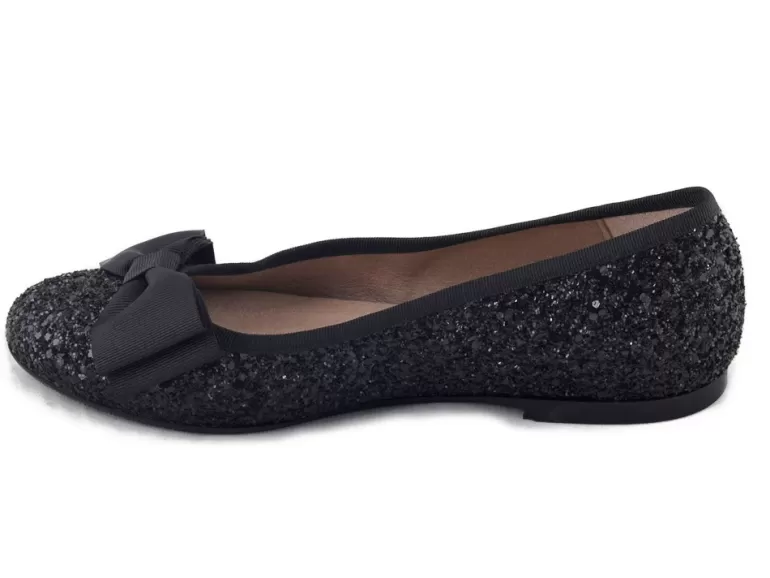 Vegan Chic Perla Glitter Flat By NAE>Women Vegan Flats | Dress Shoes