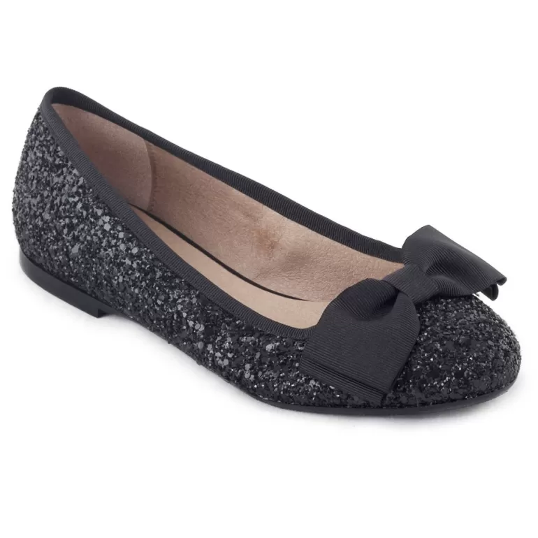 Vegan Chic Perla Glitter Flat By NAE>Women Vegan Flats | Dress Shoes