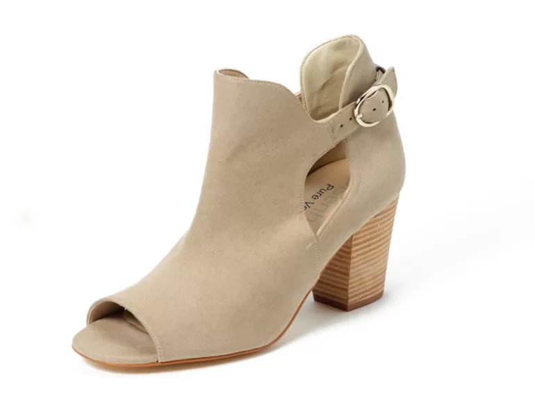 Vegan Chic Pioneer Cutout Bootie By Olsen Haus>Women Designer | Heels