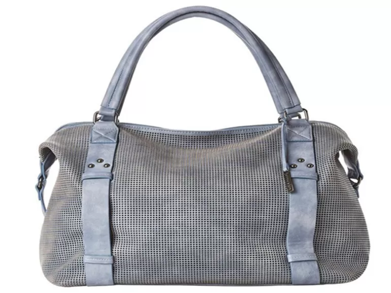 Vegan Chic The Perforated Weekender Bag By Jeane & Jax> Handbags