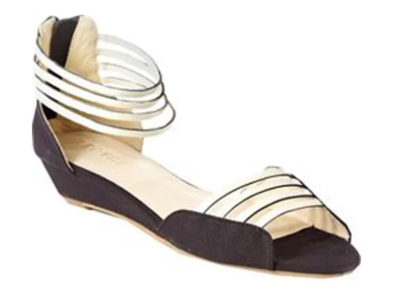 Vegan Chic Tulip Low Wedge Sandal By Neuaura>Women Wedges | Vegan Sandals