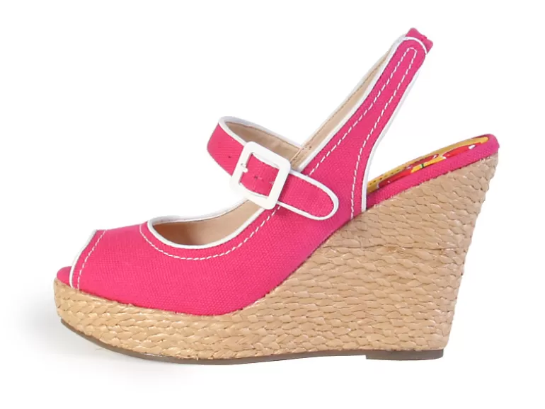 Vegan Chic Vegan Fashion Peep-Toe Espadrille>Women Wedges | Vegan Sandals