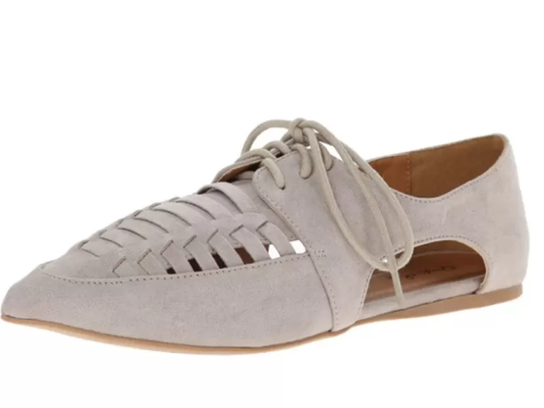 Vegan Chic Vegan Lace-Up Cutout Flat>Women Vegan Flats | Vegan Casual