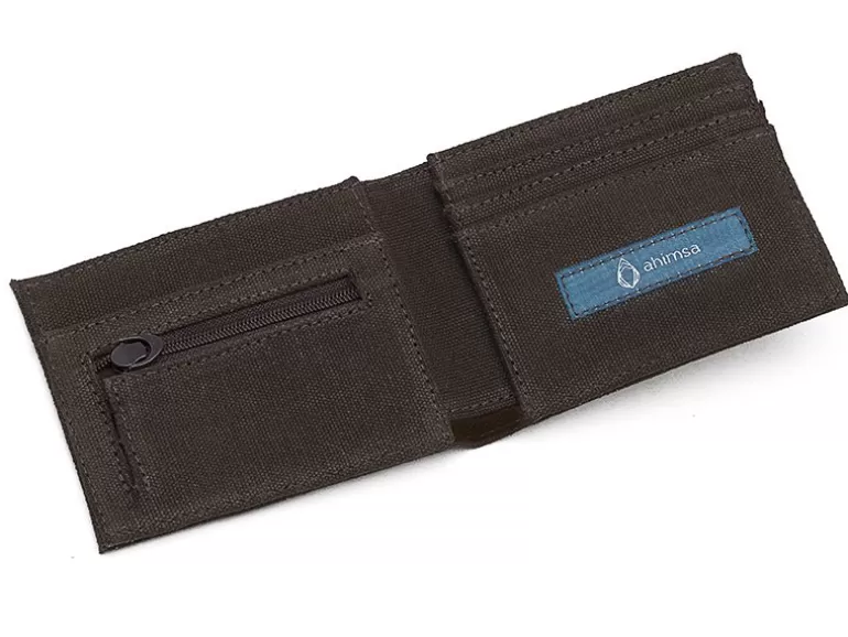 Vegan Chic Zipped By-Fold Wallet By Ahimsa> Wallets